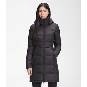 The North Face Womens Metropolis III 550 Down Long Coat Parka Black Size X-Small